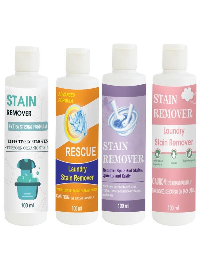 TOOVUS Stain Remover Combo Pack of Doll, Orange, Purple and Pink Stain Remover | Multi-Surface Cleaning Solution for Clothes, Fabrics, Upholstery (100 g Each) - Image 1